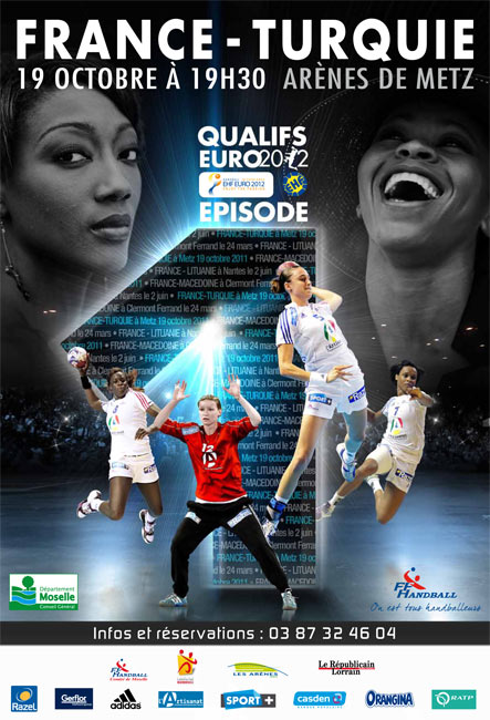 Photo : France - Turquie - Handball féminin