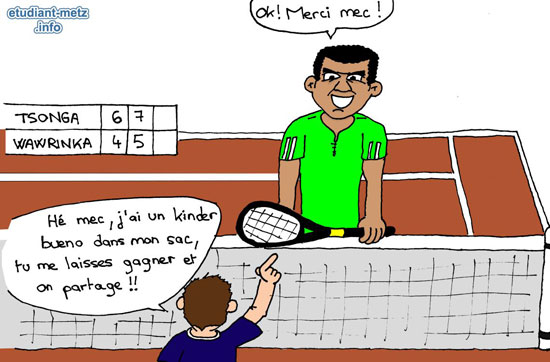 Caricature Tsonga